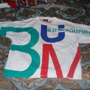 90's abstract Unisex B.U.M Equipment shirt.